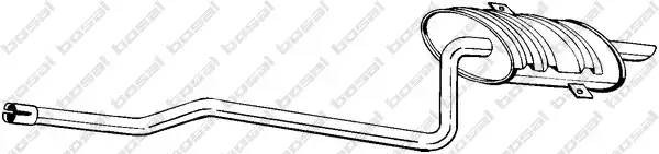Глушитель выхлопных газов конечный 286-319 BOSAL