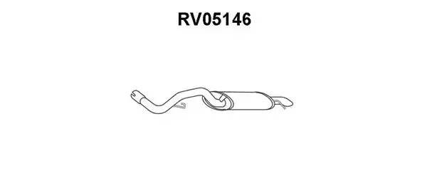 Глушитель выхлопных газов конечный RV05146 VENEPORTE