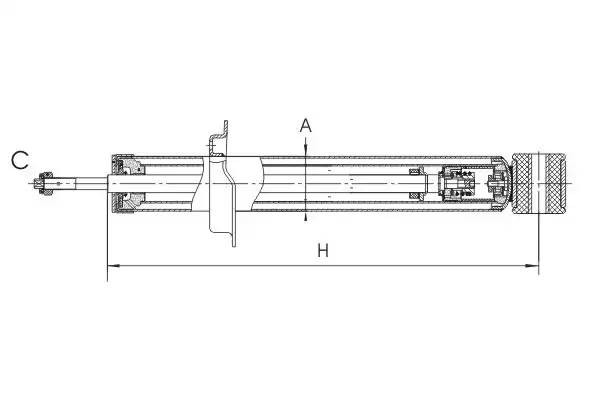 Амортизатор Z2873 SCT