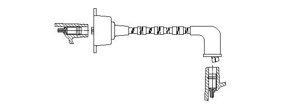 Провод зажигания 6A52H58 BREMI