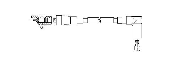 Провод зажигания 6A08E56 BREMI
