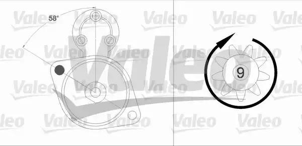 Стартер 458211 VALEO PHC