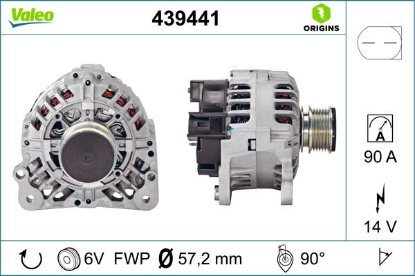 Генератор 439441 VALEO PHC