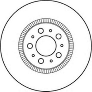Тормозной диск 562173B BENDIX JURID