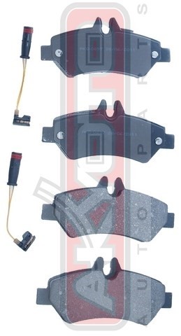 Колодки тормозные дисковые AKD-0697 AKYOTO