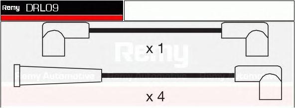 Ккомплект проводов зажигания DRL09 DELCO REMY