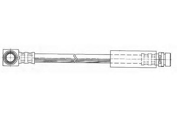 Тормозной шланг FHY2419 FERODO