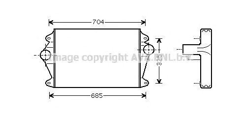 Интеркулер MN4037 AVA
