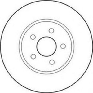 Тормозной диск 562180B BENDIX JURID