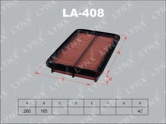 Фильтр воздушный LA-408 LYNXAUTO