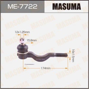 Наконечник рулевой тяги ME-7722 MASUMA