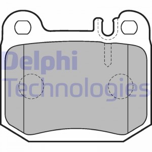 Комплект тормозных колодок, диско LP1705 DELPHI