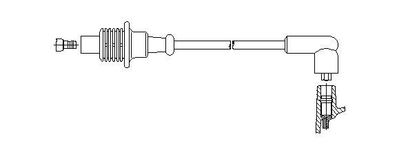 Провод зажигания 69255 BREMI