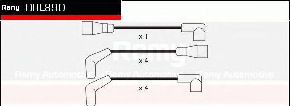 Ккомплект проводов зажигания DRL890 DELCO REMY