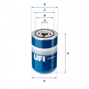 Топливный фильтр 24.010.00 UFI