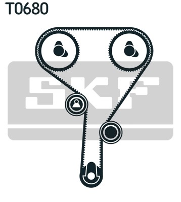 Комплект ремня ГРМ VKMA95663 SKF