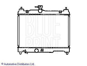 Радиатор охлаждения ДВС ADT39855 BLUE PRINT