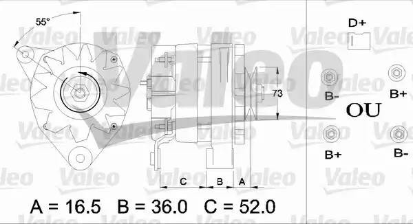 Генератор 436248 VALEO PHC