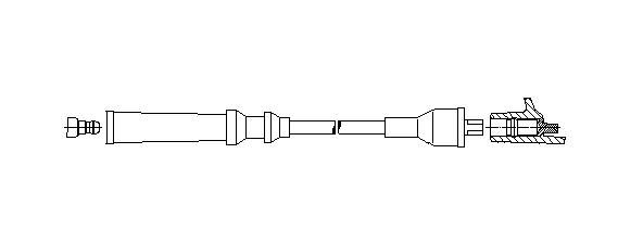 Провод зажигания 68980 BREMI
