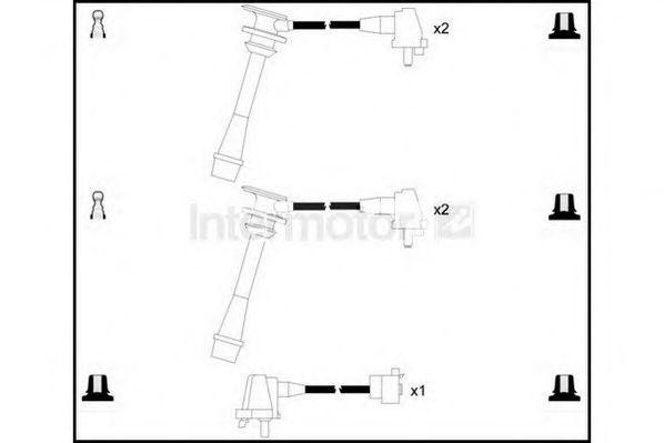 Ккомплект проводов зажигания 73598 STANDARD
