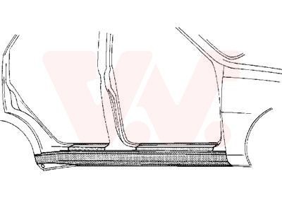 Накладка порога 5880104 VAN WEZEL
