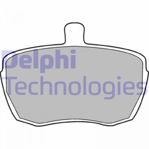 Комплект тормозных колодок, диско LP41 DELPHI