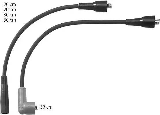 Ккомплект проводов зажигания ZEF759 BERU
