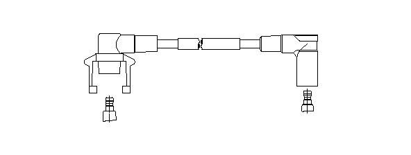 Провод зажигания 638E70 BREMI