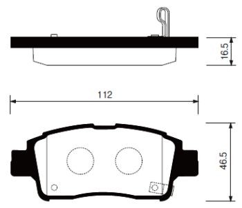 Колодки тормозные дисковые SP1230 SANGSIN
