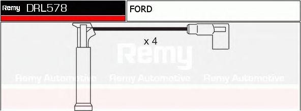 Ккомплект проводов зажигания DRL578 DELCO REMY