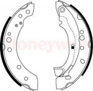 Комплект тормозных колодок 362409B BENDIX JURID
