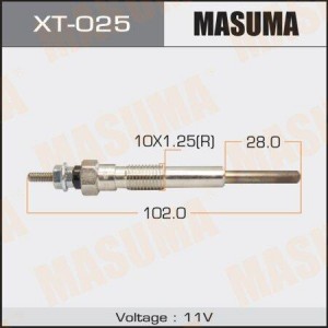 Свеча накаливания XT-025 MASUMA