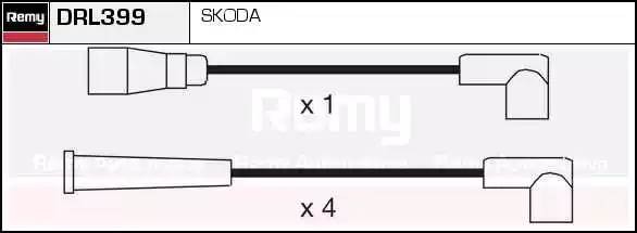 Ккомплект проводов зажигания DRL399 DELCO REMY