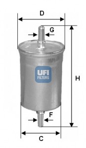 Топливный фильтр 31.718.00 UFI