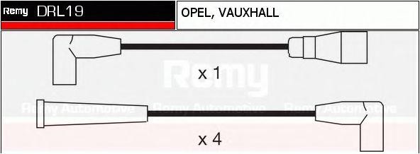 Ккомплект проводов зажигания DRL19 DELCO REMY