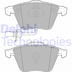 Комплект тормозных колодок, диско LP2032 DELPHI