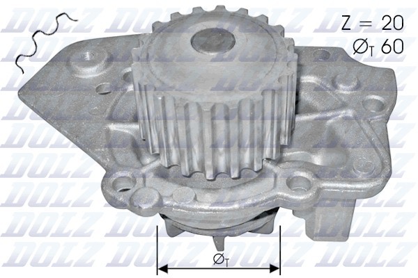 Водяной насос T136 DOLZ