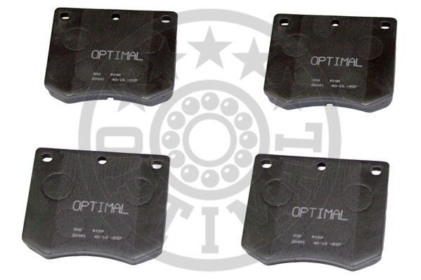 Комплект тормозных колодок, диско 9109 OPTIMAL