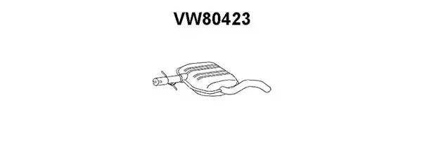 Предглушитель выхлопных газов VW80423 VENEPORTE