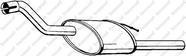Глушитель выхлопных газов конечный 154-313 BOSAL