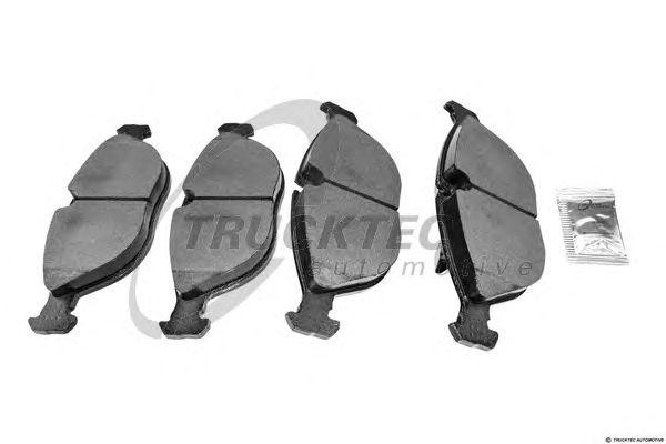 Комплект тормозных колодок, диско 08.34.108 TRUCKTEC