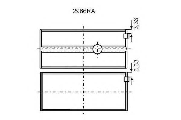 Подшипник 2966RA GLYCO