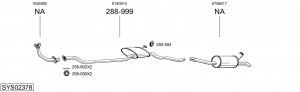 Выпускной трубопровод 785-241 BOSAL
