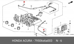 Деталь 79506S6A003 HONDA