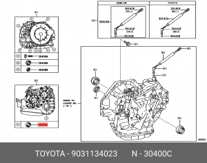 Уплотняющее кольцо, дифференциал 90311-34023 DAIHATSU
