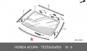 Деталь 73253S5A003 HONDA