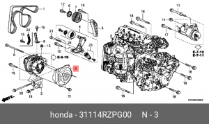Деталь 31114RZPG00 HONDA
