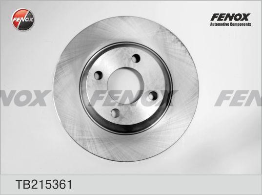 Диск тормозной TB215361 FENOX