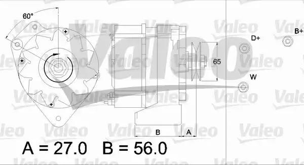 Генератор 436633 VALEO PHC