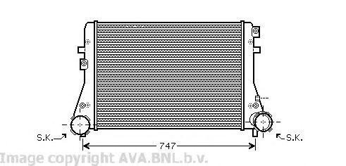 Интеркулер VW4227 AVA